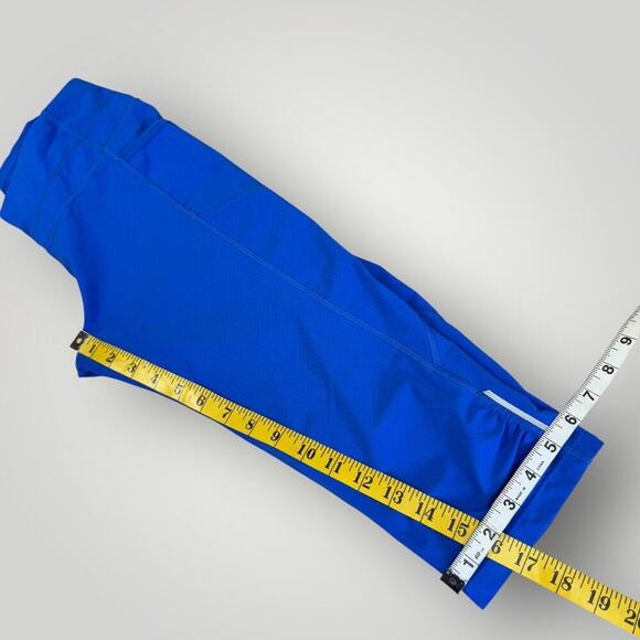 Athleta Activewear Yoga Gym Workout Cropped Capri Leggings Low Rise  Size S Blue - Picture 13 of 14
